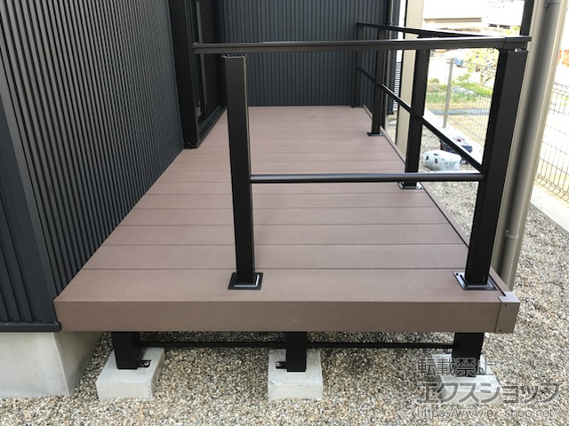 愛知県豊田市ののウッドデッキ マージウッドデッキ 施工例