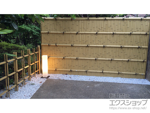 東京都大田区ののフェンス・柵 京香 四ツ目垣 ユニット型 間仕切りタイプ 両面仕様 施工例