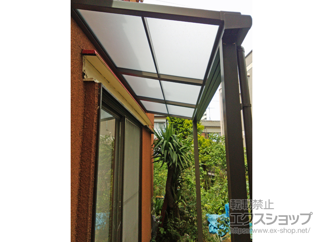 東京都杉並区ののカーゲート アルシャインII L型 Aタイプ ノンレール 片開き 420S 施工例