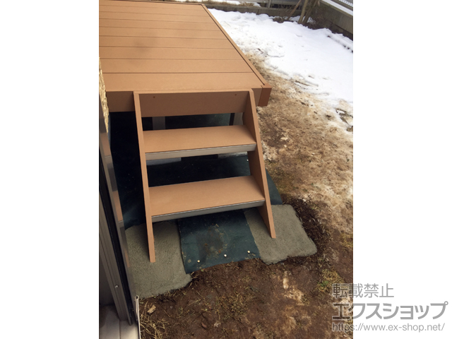 千葉県印西市ののウッドデッキ リウッドデッキ 200 施工例