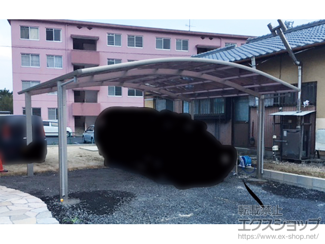 三重県鈴鹿市ののカーポート レイナツインポートグラン　積雪〜20cm対応 施工例