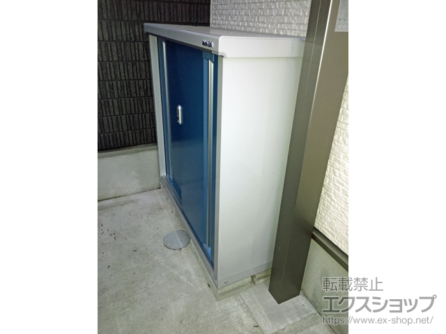 福岡県小郡市のの物置・屋外倉庫 シンプリー 一般型  MJX-114B-P-AB 施工例