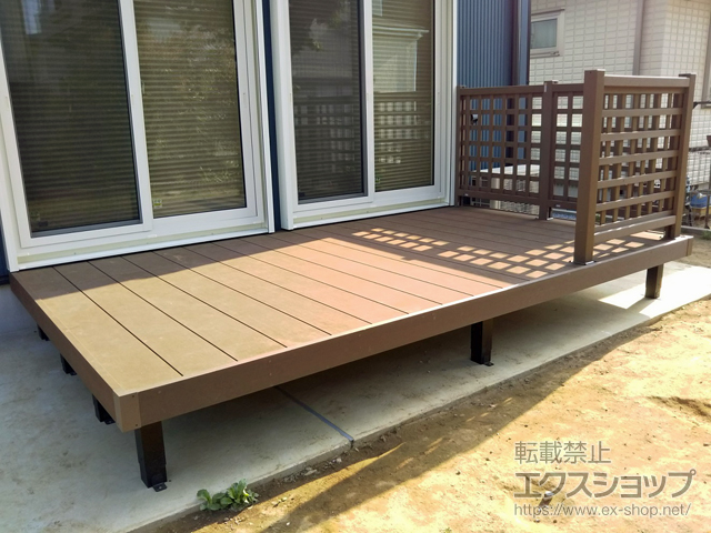 千葉県我孫子市ののウッドデッキ リウッドデッキ 200 施工例