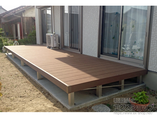 愛知県津島市ののウッドデッキ リウッドデッキ 200 施工例