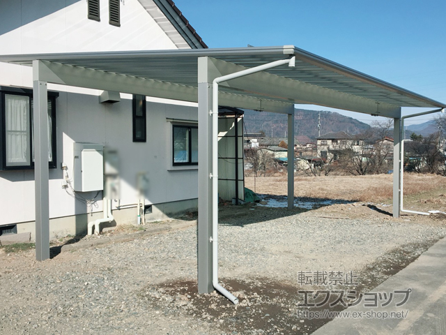 長野県上田市ののカーポート エフルージュ トリプル50 積雪〜50cm対応 施工例