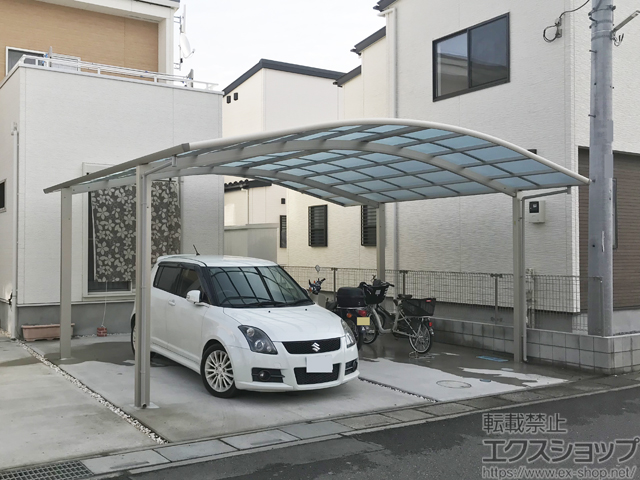 埼玉県吉川市ののカーポート レイナツインポートグラン 積雪〜20cm対応 施工例