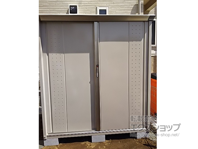 東京都練馬区のの物置・屋外倉庫 グランプレステージジャンプ 1488×900×1600 GP-159B-T-MW 施工例