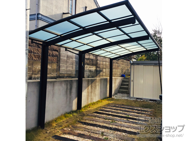 京都府福知山市ののカーポート レイナポートグラン 延長　積雪〜20cm対応 施工例