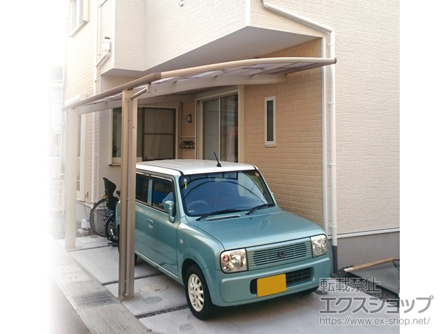 大阪府藤井寺市ののカーポート プレシオスポート 積雪〜20cm対応 施工例