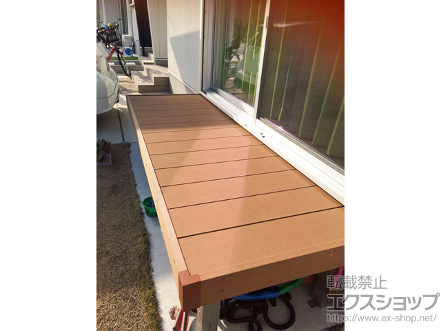 大阪府東大阪市ののウッドデッキ リウッドデッキ 200 施工例