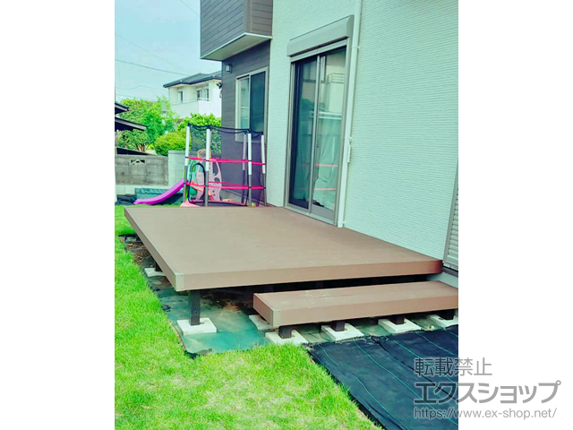 埼玉県久喜市ののウッドデッキ リウッドデッキ 200 施工例