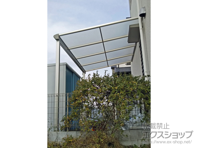 兵庫県西宮市ののテラス屋根 ヴェクターテラス F型 テラスタイプ 単体 積雪〜20cm対応 施工例