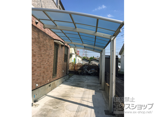 埼玉県桶川市ののカーポート レイナポートグラン 延長　積雪〜20cm対応 施工例