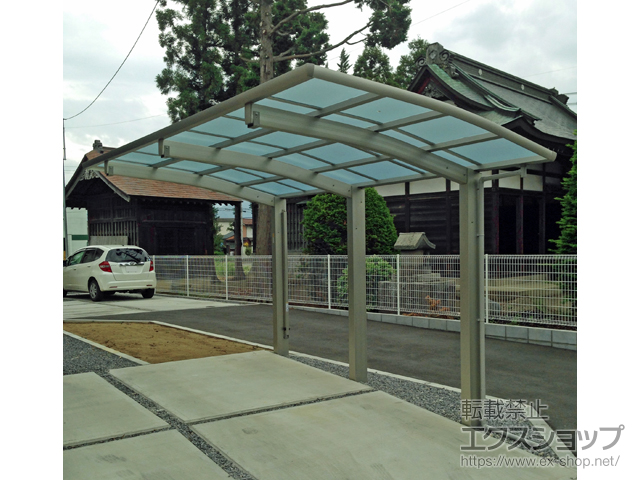 長野県須坂市ののカーポート レイナポートグラン50 積雪〜50cm対応 施工例