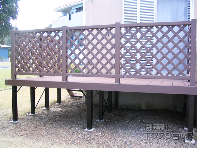 千葉県勝浦市ののウッドデッキ リウッドデッキ 200 施工例