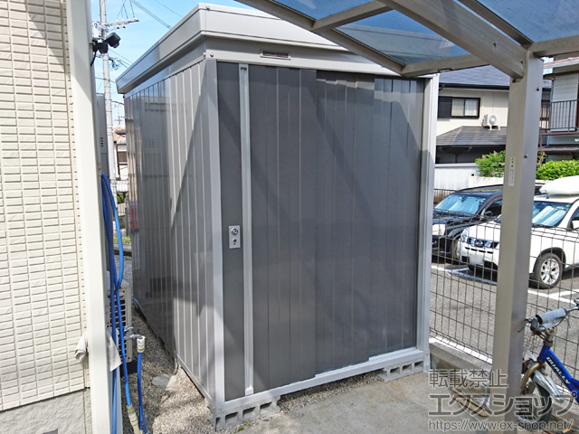 福岡県福岡市のの物置・屋外倉庫 ネクスタ 一般型 1530×2210×2020 NXN-33CS-PG 施工例
