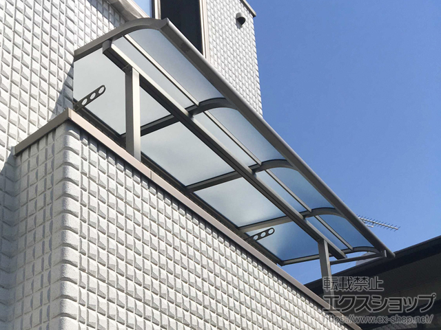 静岡県静岡市ののバルコニー・ベランダ屋根 スピーネ R型 屋根タイプ 単体 積雪〜20cm対応 施工例