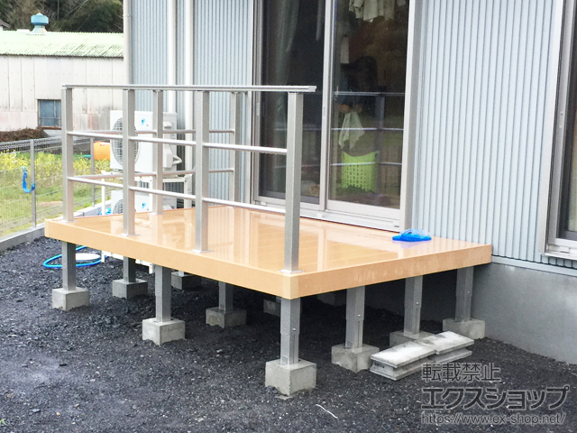 静岡県藤枝市ののウッドデッキ リウッドデッキ 200 施工例