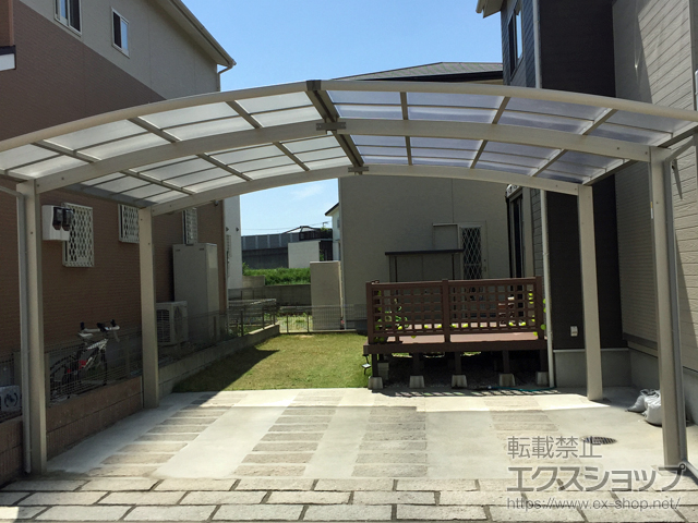 福岡県福津市ののカーポート レイナポートグラン　積雪〜20cm対応 施工例