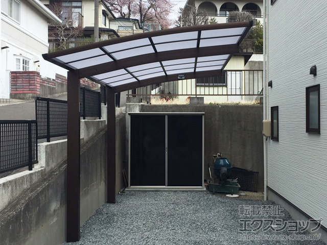 宮城県塩竈市ののカーポート プレシオスポート 積雪〜20cm対応 施工例