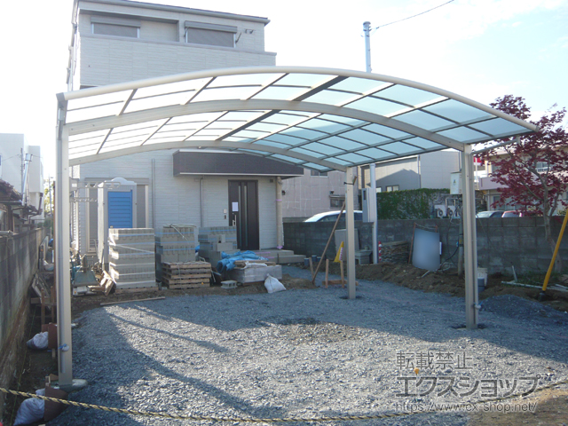 茨城県土浦市ののカーポート レイナツインポートグラン　積雪〜20cm対応 施工例
