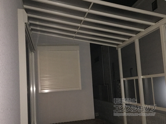 兵庫県宝塚市ののテラス屋根 ヴェクターテラス F型 テラスタイプ 単体 積雪〜20cm対応 施工例