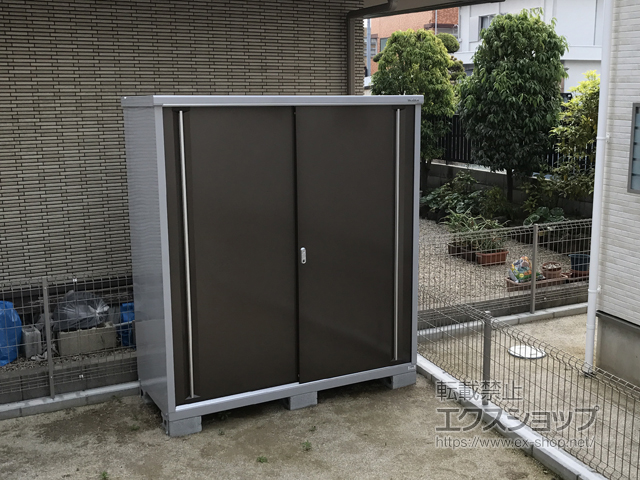 兵庫県宝塚市のの物置・屋外倉庫 シンプリー 一般型 1740×755×1903 MJX-177E-TB 施工例