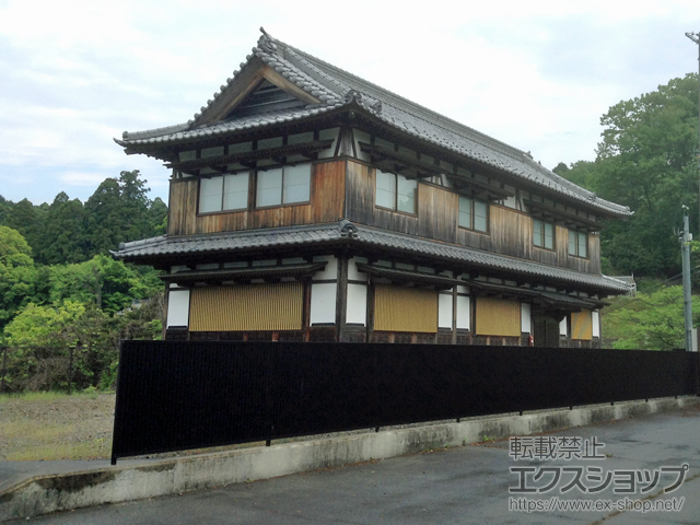 兵庫県赤穂郡上郡町ののフェンス・柵 プレスタフェンス 6型 たて目隠し フリーポールタイプ 施工例