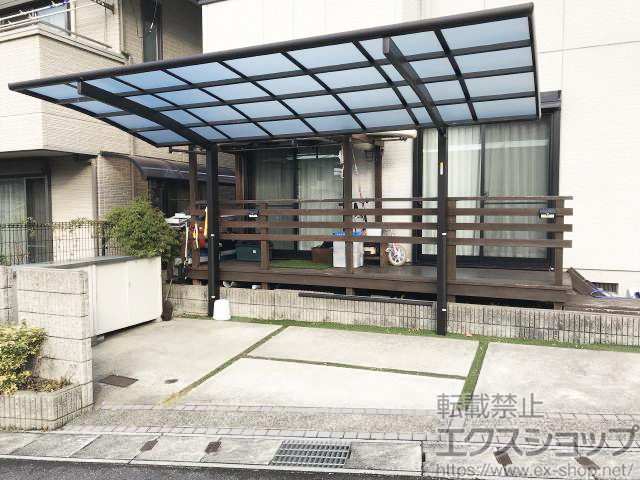 滋賀県大津市ののカーポート レイナポートグラン　積雪〜20cm対応 施工例