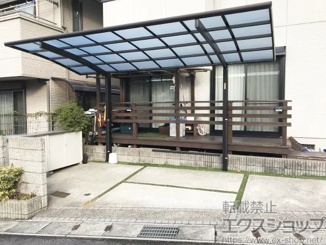 滋賀県大津市のYKKAPのカーポート レイナポートグラン　積雪～20cm対応 施工例