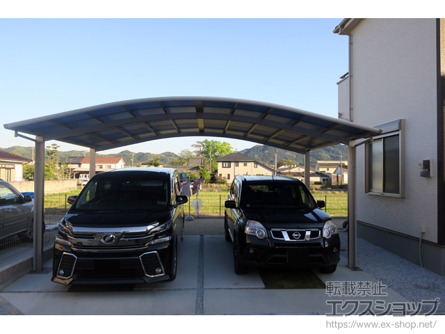 福岡県宮若市ののカーポート レイナツインポートグラン　積雪〜20cm対応 施工例