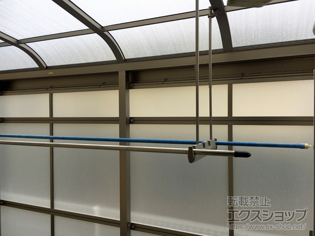 福岡県北九州市ののストックヤード スピーネストックヤードR型 パネルタイプ スクリーン仕様 積雪〜20cm対応 施工例