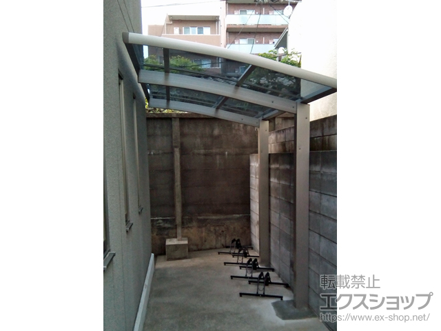 東京都新宿区ののサイクルポート・駐輪場 レイナポートグランミニ 積雪〜20cm対応 施工例