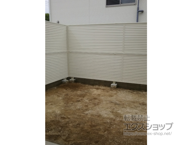 埼玉県さいたま市ののフェンス・柵 ミエーネフェンス 目隠しルーバータイプ 　※下段に追加 施工例