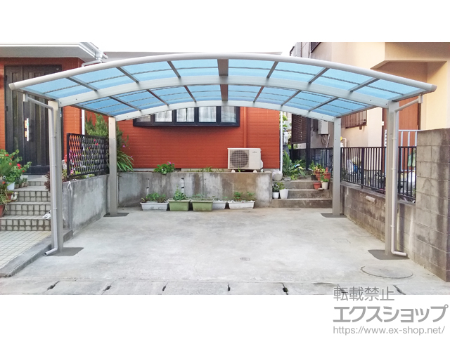 神奈川県小田原市ののカーポート レイナツインポートグラン　積雪〜20cm対応 施工例