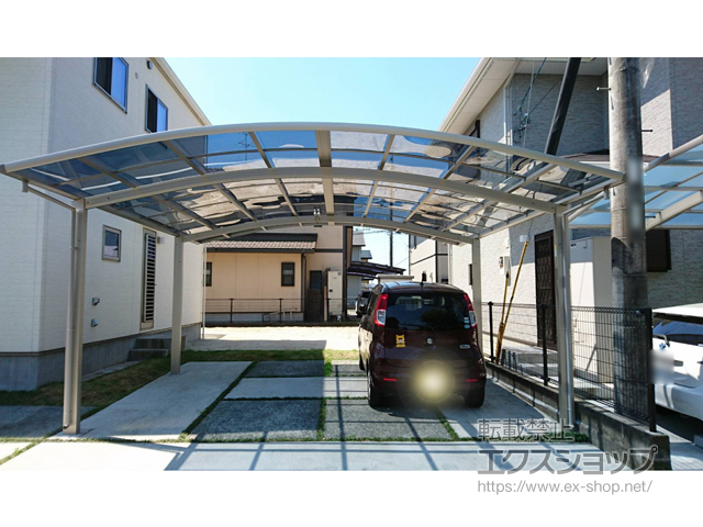 熊本県熊本市ののカーポート レイナツインポートグラン　積雪〜20cm対応 施工例