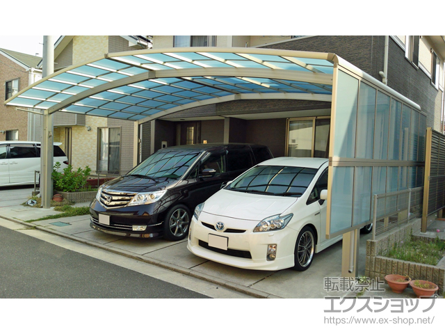 広島県廿日市市ののカーポート レイナトリプルポートグラン　積雪〜20cm対応 施工例