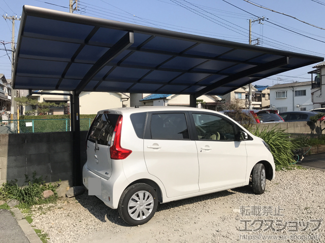 大阪府堺市ののカーポート プレシオスポート 積雪〜20cm対応 施工例