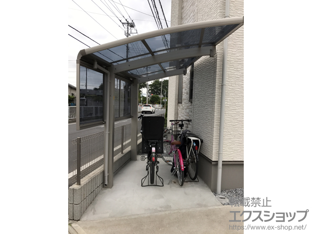 千葉県柏市ののサイクルポート・駐輪場 プレシオスポート ミニ 積雪〜20cm対応 施工例
