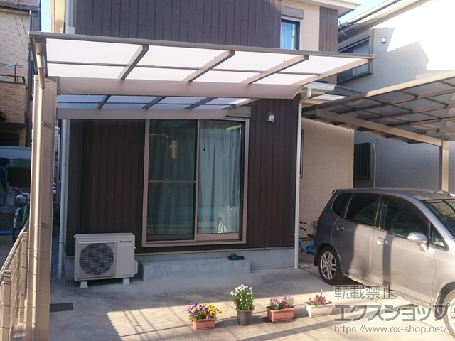 神奈川県横浜市ののカーポート ソリッドポート 積雪〜20cm対応 施工例