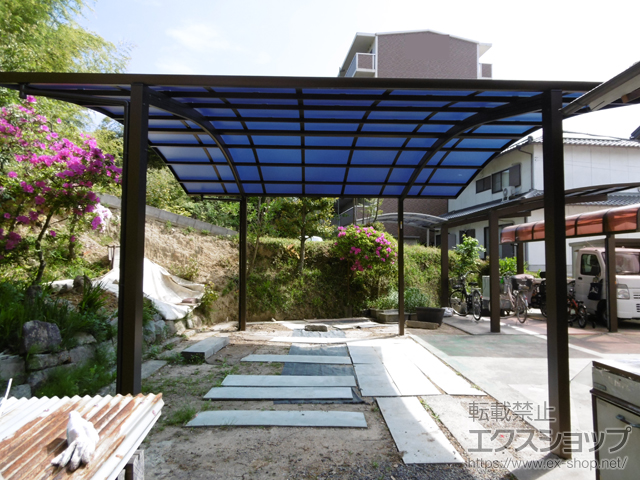 滋賀県草津市ののカーポート レイナツインポートグラン　積雪〜20cm対応 施工例