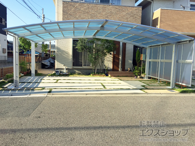 福岡県北九州市ののカーポート レイナトリプルポートグラン 積雪〜20cm対応 施工例