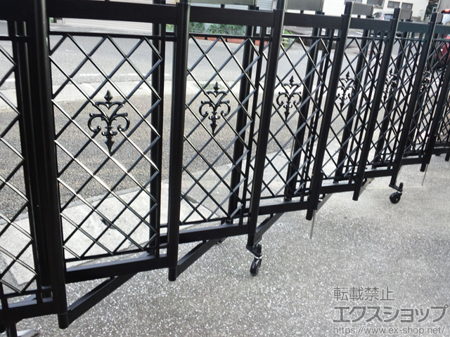 高知県高知市ののカーゲート ビビオアコー 1型 片開き【VOC1-405SBK】 施工例