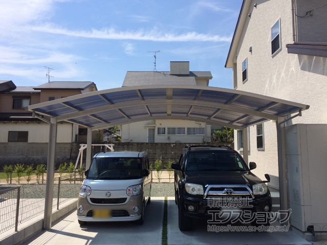 福岡県宗像市ののカーポート レイナツインポートグラン　積雪〜20cm対応 施工例