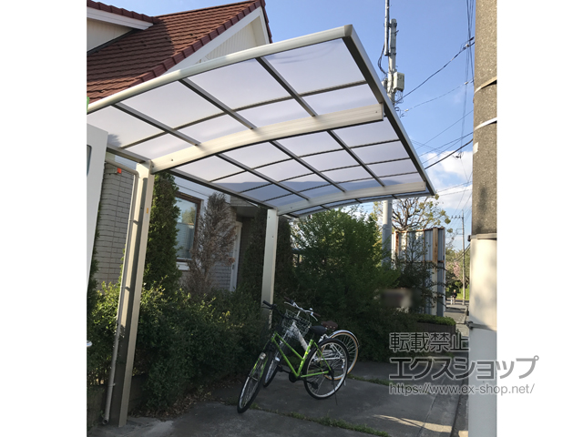 東京都国立市ののカーポート プレシオスポート 積雪〜20cm対応 施工例