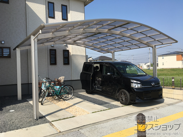 茨城県つくばみらい市ののカーポート レイナツインポートグラン　積雪〜20cm対応 施工例