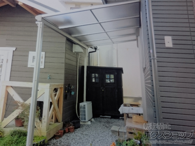 宮崎県都城市ののテラス屋根 ヴェクターテラス F型 テラスタイプ 単体 積雪〜20cm対応 施工例