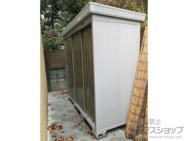 兵庫県川西市のの物置・屋外倉庫 ネクスタ 一般型 2210×950×2020 NXN-21S-MB 施工例