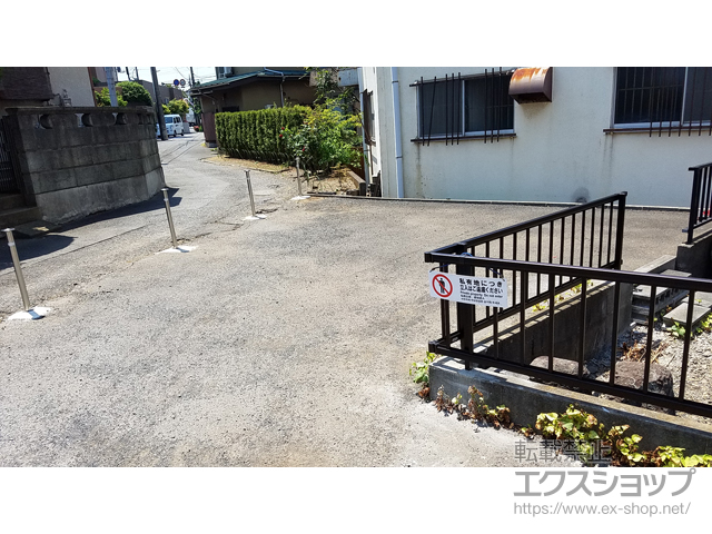 埼玉県所沢市ののフェンス・柵 ミエッタフェンス 防犯たて格子タイプ 自由柱施工 施工例