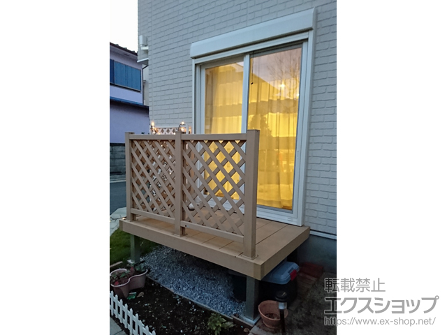 東京都府中市ののウッドデッキ リウッドデッキ 200 施工例